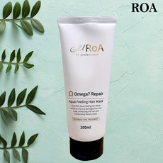 로아 아쿠아 필링 헤어 마스크 200ml 마스크팩 정품, 1개