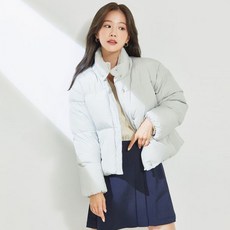 [로엠]하이넥 숏 다운 (4colors)_RMJDC4TR01