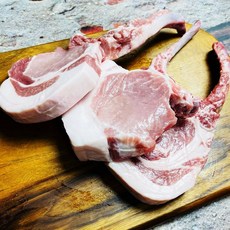 국내산 프리미엄 한돈 홈파티 캠핑 바베큐용 돈마호크 1대 350-400g