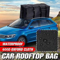 [인하유통공사]자동차 루프 백 지붕 가방 대형 보관 방수 옥상 카고 여행 대용량 car Roof 더플 수하물 탑 캐리어 스토리 20230216, 420d - 10개 남음