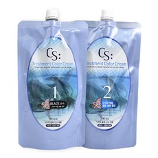 소망 인큐스 CS/트리트먼트 오징어 먹물 칼러 크림 500ml/씨에스/염색약, 다크브라운, 1개