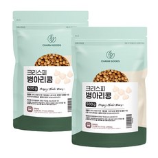볶은 병아리콩 크리스피 첨가물 없는 100% 이집트콩 세계 10대 건강식품, 2개, 500g