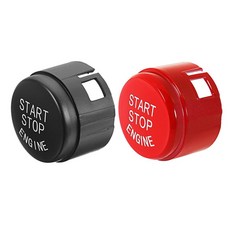 워크인 스위치 디바이스 버튼 릴레이 car start stop engine 푸시 커버 bmw f01 f02 f10 f11 f12 abs auto accessories, 검은색