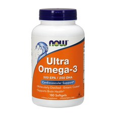 NOW Ultra 나우 울트라 오메가3 Omega 3 EPA DHA 180정, 180개입, 1개