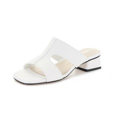포멜카멜레 베이직 화이트 뮬 샌들 3.5CM (FIS1F1SS015W1)