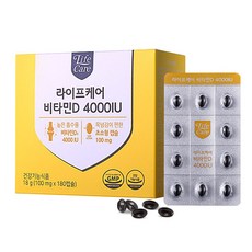 라이프케어 비타민D 4000IU, 180정, 1개