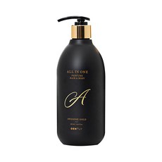 젠틀리 올인원 퍼퓸 헤어바디 어썸 골드, 500ml, 1개