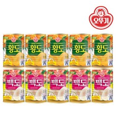 예이니종합물류 오뚜기 황도+백도 각5개씩세트(400g*10개)과일파인애플복숭아, 10개