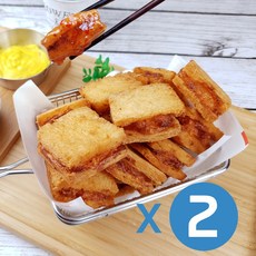 원쿠킹 1+1 수제 멘보샤 240g(어육무첨가)X2팩 (총480g 24조각) 자연산새우 [당일발송]
