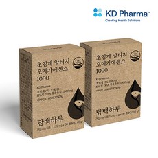 담백하루 초임계 알티지 오메가3 에센스 1000 2개월 2박스 비타민D600IU 60캡슐, 30캡슐, 2개