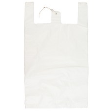 애니돌 손잡이 마트 비닐봉투 유백, 20L, 100개
