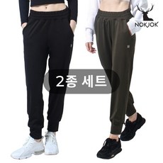 [녹족] 요가복 필라테스복 넬리 밴딩 조거팬츠 2종세트