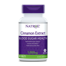 나트롤 시나몬 추출물 1000mg 타블렛, 80개입, 1개