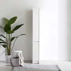 리센트 랩소디S 퍼펙트 틈새수납장250, 화이트