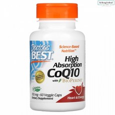 히바글로벌 아이허브 미국산 코큐텐 100 mg 60정 코엔자임q10 코엔자임큐텐