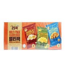 코스트코 맛있는 스낵 멀티팩 25개 과자 간식 소풍 캠핑, 1세트