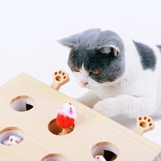 냥냥펀치 캣펀치 고양이 움직이는 쥐잡기 장난감, 3구 햄스터