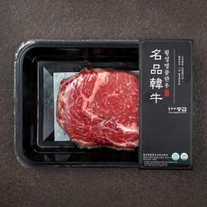 횡성명품한우 1++등급 등심 스테이크용 (냉장), 250g, 1개
