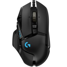 로지텍 유선마우스, Black, G502