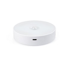 Coms 자석부착 센서 감지용 충전식 LED 무드등 6000K BD215, 화이트