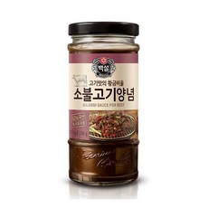 CJ/백설 소불고기양념 290g/양념장/고기양념