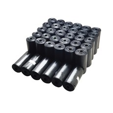 멍냥 반려동물 휴대용 배변봉투 리필형, 블랙, 36개
