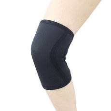 피트니스 체육관 훈련 스쿼트 무릎 보호대 니 캡 스포츠 안전 1pc 7mm 압축 네오프렌 역도 무릎 패드, 검은색, m