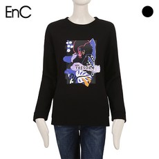 (EnC) 오버핏 프린트티셔츠(ENLW83833W)