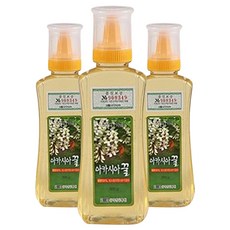 [설악산밀봉원] 튜브아카시아꿀 (순수 꽃꿀100%), 500g, 3개입