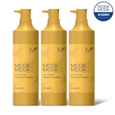 모다모다 프로체인지 다크닝 샴푸 300gX3병 더 강력해진 새치케어 갈변 탈모 염색 두피, 다크닝 샴푸 300g x3병