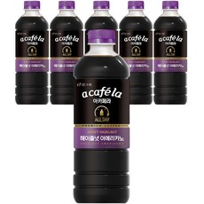 아카페라 올데이 헤이즐넛 아메리카노, 1000ml, 6개
