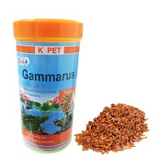 샘아쿠아 감마루스 거북이 사료, 1L, 1개