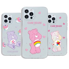 Care Bears 시리즈 시즌2 클리어 젤리 케이스 모음 CQ 갤럭시 S22 S23 플러스 울트라