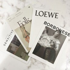 감성 인테리어 패션 잡지 촬영 소품 4종, 1.로에베