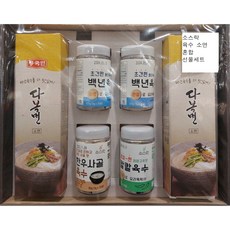 초특가 소스락 육수 소면 혼합 선물 세트 (백년육수105gx2병 한우사골육수90gx1 칼칼육수90gx1 다복면500gx2봉), 백년육수2병 한우사골육수1병 칼칼육수1병 다복면2봉