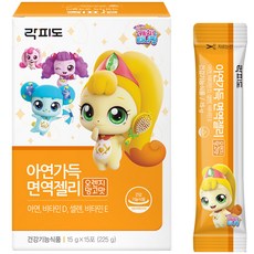 락피도 아연가득 면역젤리 15p, 1개, 225g