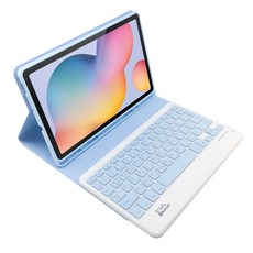 삼성 갤럭시탭 S6 라이트 콤비 블루투스 키보드 케이스 북커버 S펜수납 P610 P615, 콤비 소다