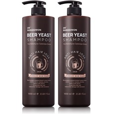 닥터방기원 맥주 효모 탈모증상 완화 샴푸, 1000ml, 2개