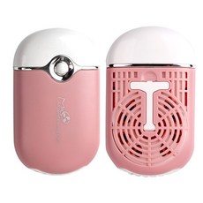 USB 충전 휴대용 미니 팬 핸드 헬드 에어컨 냉각 건조기 가짜 속눈썹 폴란드어 야외, 11 Pink