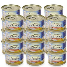 뉴트리나 비스트로 흰살참치와 황다랑어 캔 160g X 24개, 단품, 단품