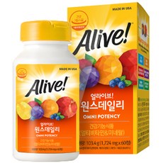 얼라이브 원스데일리 멀티비타민, 60정, 1개