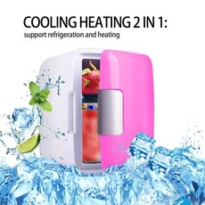 Portable Mini Fridge Home Car Small Refrigerator Freezer Travel Cooler Beauty Skin Cosmetic Makeup, 04 Car Use - Pink_04 AU