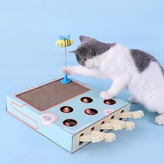 미란다 고양이 장난감 두더지잡기(3in1), 1개