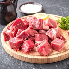 호주 청정램 양꼬치 양고기 큐브양꼬치 2kg, 1팩, 램 양깍두기 2kg