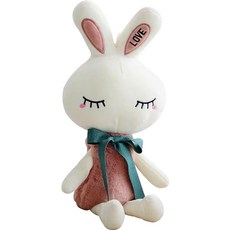 네이처타임즈 안고자는 토끼 인형, 다크핑크
