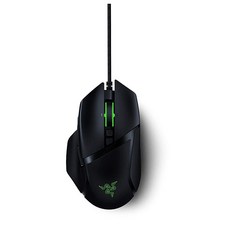 레이져 바실리스크 V2 FPS 게이밍 마우스 블랙 20000 DPI 옵티컬 센서 5G 탈착형 스위치 스크롤 키압 조절 가능 RGB 크로마 USB형, Basilisk V2