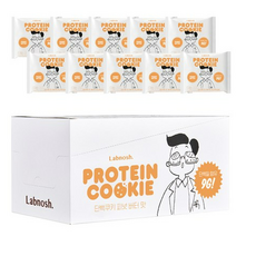 랩노쉬 단백쿠키 피넛버터맛 40g 10개입, 4세트