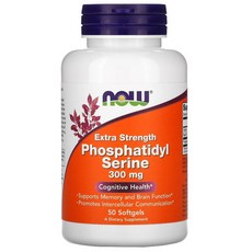 [BRAIN] 나우푸드 포스파티딜세린 300MG 50정 포스타딜세린, 1