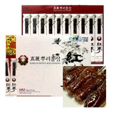 동진제약 6년근 홍삼정과뿌리 (10뿌리) 22g *10뿌리 선물세트 + 쇼핑백(빠른당일배송)
