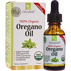 아일랜드 오레가노 오일 30ml Island Oregano Oil Liquid Drops 100% Pure & Undiluted 75% Carvac